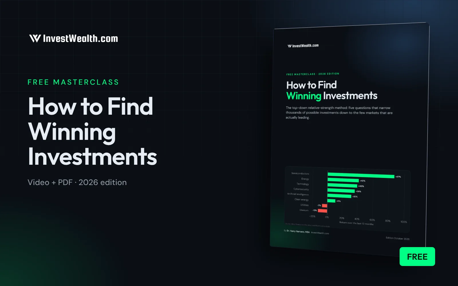 Free Masterclass: How to Find Winning Investments